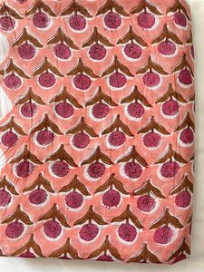 Tissu en coton pour vêtements de fête imprimé de blocs floraux pour enfants artisanat et art matelassage tissu de couture de cour ethnique léger - Product Image 5