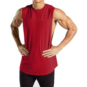 Débardeur de sport personnalisé OEM respirant polyester spandex Fitness Wear décontracté musculation tricoté motif 3D différentes couleurs - Product Image 3