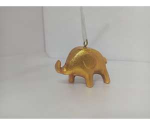 Adorno Navideño de Metal Hecho a Mano con Forma de Animal, Decoración Navideña Colgante Natural a Precio Económico - Product Image 4