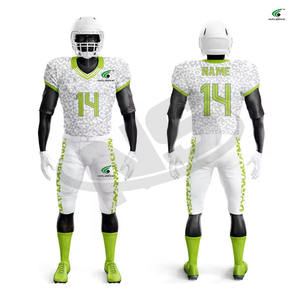 Uniforme de fútbol americano de alta calidad Diseño personalizado Control de humedad Tela elegante Secado rápido Hombres Camiseta de fútbol americano - Product Image 1