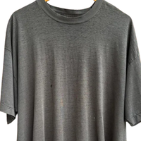 T-shirt en coton 100% délavé effet soleil, vintage, vieilli, coupe oversize, streetwear, pour homme, logo personnalisé, OEM, unisexe, écologique