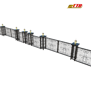 Portail en fer forgé de fabrication vietnamienne avec un design décoratif pour le jardin, l'entrée principale ou l'allée, fabriqué à partir de matériaux de qualité - Product Image 6