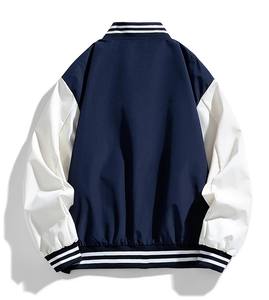 Chaqueta de béisbol con logotipo personalizado al por mayor, chaqueta informal para equipo deportivo universitario, chaqueta de béisbol para campus, chaqueta bomber - Product Image 2