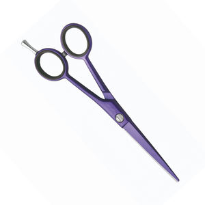 Tijeras de Peluquería con Apoyo para Dedos, Tijeras de Peluquero de Alta Calidad, Hoja Afilada, Color Azul Marino, Recubrimiento Superior de Acero Inoxidable - Product Image 3