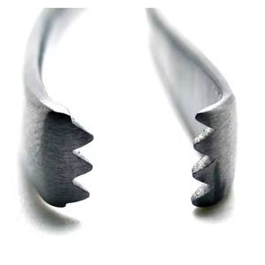 Teale Vulsellum Forceps 9 "con 4x3 dientes Instrumento quirúrgico uterino de alta calidad por Ozonemed International ISO Certified - Product Image 3