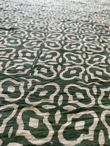 Pareo de Algodón con Estampado de Bloques, Ligero, para Playa, Verano, Bufanda Boho, Regalo Artesanal para Ella - Product Image 3