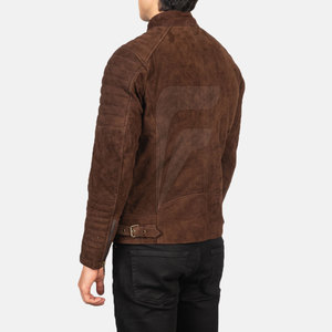 Venta caliente ropa de hombre duradera chaqueta de cuero de ante para hombres nueva moda chaqueta de invierno de cuero a prueba de viento - Product Image 5
