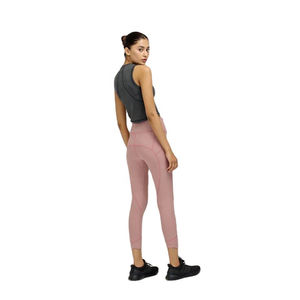 Camisetas sin mangas casuales al por mayor para mujer, diseño liso en el cuello, mezcla de poliéster y algodón, tela suave, ajuste ligero y relajado, para verano. - Product Image 2