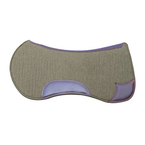 Selle de cheval en laine de style occidental de qualité supérieure, motif papillon, épaisseur de feutre de 18 mm et 25 mm, cuir huilé moyen, contour - Product Image 1