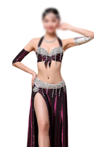 Mejor venta precio barato mujeres trajes de baile vestido de alta calidad mujeres Ballet rendimiento danza del vientre traje de baile - Product Image 3