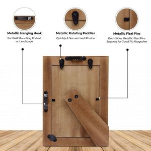 Cadre photo carré en incrustation d'os fait à la main le plus populaire Design antique personnalisable en métal décoration d'intérieur prix de gros BY HF CRAFTS - Product Image 2