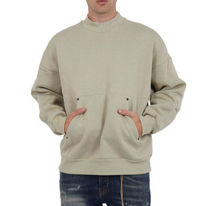 Sudadera con capucha de lana de algodón de gran tamaño, ropa de calle gruesa en blanco de alta calidad, sudaderas con capucha personalizadas para mujeres y hombres con paquete 2026 - Product Image 5