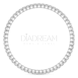 Bracelets en argent sterling 925 exclusifs, sertis de diamants de clarté VVS, plaqués or, tendance pour femmes - Cadeaux et fêtes - Product Image 2