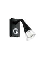 Applique murale LED 12V pour camping-car, éclairage de chevet, applique murale flexible à col de cygne pour cabine de caravane
