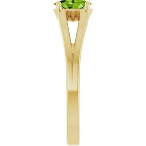 Anillo de Oro Amarillo de 14K Stuller, Estilo Romántico Vintage, con Diamante de Corte Ovalado, Baño de Rodio, Geométrico, para Uso Diario - Product Image 4