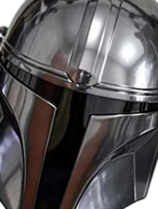 Casco Medieval Con Forro Y Correa De Mentón Para Disfraces/Juegos De Rol Casco De Acero Mandaloriano STARWARS - Product Image 6