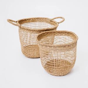 Supplier sales seagrass <b>baskets</b> for gift <b>storage</b> packing wholesale natural sea grass <b>basket</b> - Product Image 2
