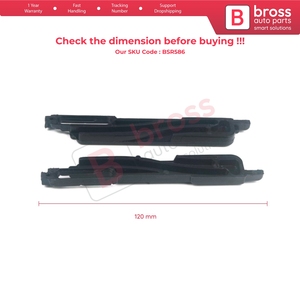 BSR586 Juego de 2 Piezas para Reparación de Techo Corredizo, Deslizador de 120 mm para Clio MK2 II X65 BB CB SB 1998-2016 - Product Image 5