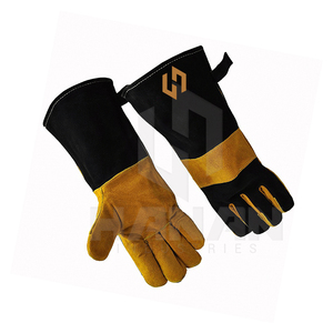 Gants de soudage en cuir de vache Gants d'isolation thermique résistants à l'usure pour le confort dans les tâches de soudage - Product Image 6