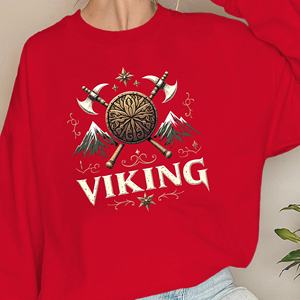 Sweatshirts pour femmes design sur le thème Viking - Product Image 3