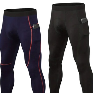 Pantalons de compression de fitness à haute élasticité avec poches latérales, vêtements de sport pour la salle de sport, la course à pied, le jogging, pantalons de yoga de compression - Product Image 4