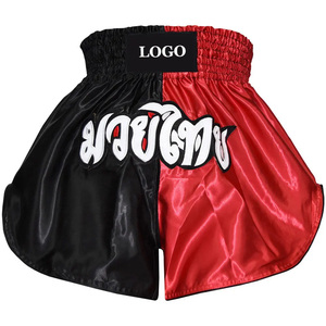 Pantalones Cortos de Boxeo MMA Muay Thai MESS SPORTS al por Mayor para Hombre - Verano 2024 Transpirables 100% Poliéster con Estampado Digital Personalizado - Product Image 3
