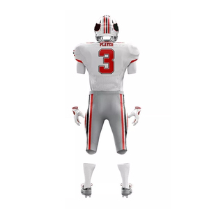 Uniformes de Fútbol Americano para Hombre, de Manga Corta, Verano, Personalizados, al por Mayor, de Alta Calidad, 100% Poliéster, Precio Económico - Product Image 3