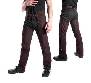 Dernier design vintage professionnel en cuir véritable pour l'équitation, cuissardes complètes respirantes à séchage rapide - Product Image 4