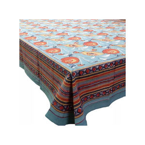 ผ้าปูโต๊ะผ้าคอตตอนสำหรับงานแต่งงานสไตล์อินเดียบอสโนวาสีเขียว - Product Image 5