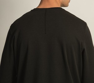 Wholesale 100% Cotton Men's Long Sleeve T-Shirt <b>Stand</b> Collar Casual Style Soft Breathable and Custom Made with Your Own Logo - Product Image 6