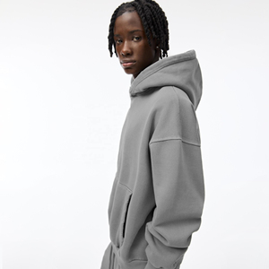 Chándal de hombre de algodón 100%, conjunto de Jogger transpirable de dos piezas, chándal lavado en la calle con ajuste cómodo - Product Image 4