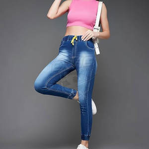 ผู้ผลิตกางเกงยีนส์ผู้หญิงมืออาชีพ ผ้าระบายอากาศ ขายส่ง กางเกงยีนส์ผู้หญิง - Product Image 2