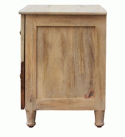 Table de chevet en bois de manguier massif de style moderne, peinte à la main, en chêne indien, pour chambre à coucher, meubles de maison, fabriquée en Inde, modèle IOD137