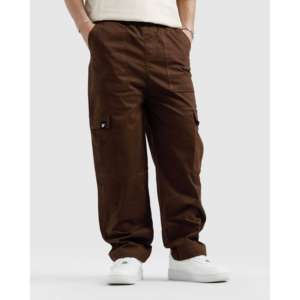 Pantalon cargo 100% coton marron, logo personnalisable, style camouflage, pantalon tactique léger, taille XL 6XL, coupe droite, fermetures éclair - Product Image 5