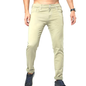 Venta al por mayor de nueva Alta Calidad Slim Fit Jeans desgastados para los hombres con logotipo personalizado último estilo de calle al mejor precio en Pakistán - Product Image 1