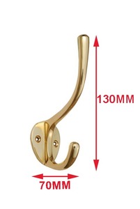 New Design Iron Metal Wall Hook White Powder Coated <b>for</b> Home Bathroom Living Room Key Coat <b>Towel</b> and Hat Hooks - Product Image 2