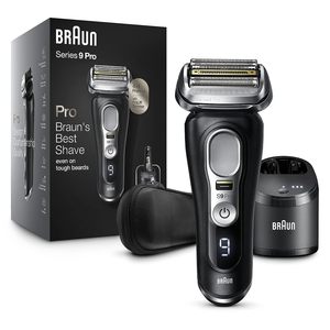 Rasoir électrique Braun, rasoir à feuille étanche pour hommes, série 9 Pro 9460cc, rasage humide et sec, avec tondeuse à barbe ProLift pour le toilettage - Product Image 1