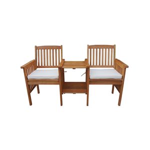 Banco de Exterior Estilo Rústico Óptimo para Hoteles, Color Personalizable, Logotipo, Madera Maciza de Alta Calidad, Cómodo para Huéspedes - Product Image 4