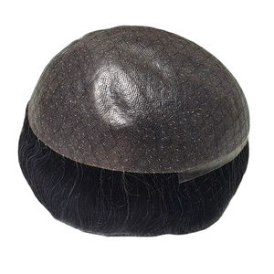 Peluca de pelo tupé de la mejor calidad con estilo de onda profunda Kinky Straight y Water Body Wave Indian Hair Wig de Air BD - Product Image 1