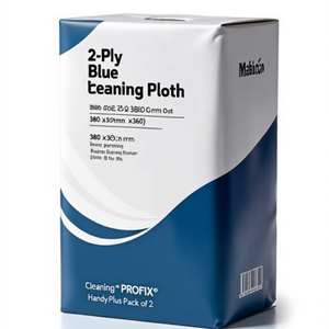 Rollo de Paño de Limpieza Azul de 2 Capas, 380 x 360 mm, Perforado - PROFIX Handy Plus, Paquete de 2 - Product Image 3
