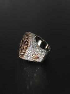 Luxury Men's VVS Moissanite Diamond <b>Iced</b> Out 925 Sterling Silver Rhodium Plated Hip Hop Everyday Wear <b>Ring</b> - Product Image 5
