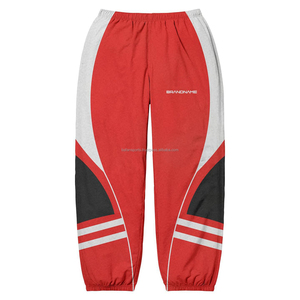 2025 Winter Women Loose Buttons Windbreaker Screen Printed Baggy Men's Pants Washed Waterproof Men Nylon Pants <b>Customized</b> Color - Product Image 1