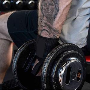 Bandes de compression pour poignets pour la musculation - Robustes, logo OEM personnalisé, fermeture auto-agrippante, en polyester et coton - Product Image 6