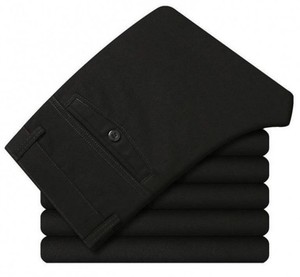 ชุดเดรสทางการสำหรับผู้ชายกางเกงผ้าฝ้ายชุดเดรสธุรกิจแบบลำลองออกแบบโลโก้ได้ตามต้องการ - Product Image 3