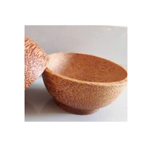 Tazón de Madera de Coco Rústico Tropical Más Popular para Restaurante y Presentación - Product Image 6