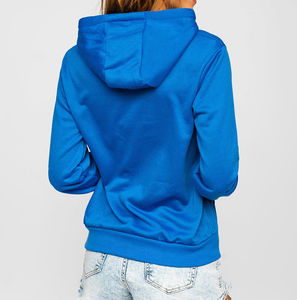 Última moda mujer algodón 460Gsm Semi recortada sudaderas con capucha regulares transpirable Boxy Fit secado rápido sudaderas con capucha de mujer personalizadas - Product Image 4