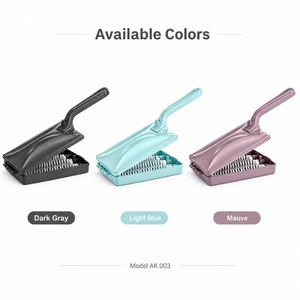 Brosse à miettes triple avec manche, balayette manuelle de table, brosse de nettoyage en PP pour comptoir, bureau, moquette, miettes, usage domestique et cuisine - Product Image 5