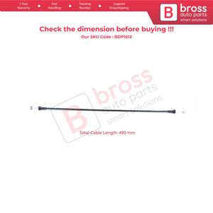 Câble de déverrouillage de la poignée de porte avant BDP1612 pour camion MK1 P G R T Series 2003 et après 1498712 Pièces automobiles Bross Fabriqué en Turquie - Product Image 6