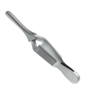 Pinza Bulldog de mandíbulas rectas y atraumáticas de acero inoxidable, pieza de instrumento cardíaco manual - Product Image 1