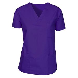 Uniformes Médicos Antiarrugas Tejidos Personalizables OEM, Conjuntos de Uniformes Quirúrgicos Unisex con Detección de Agujas y Fusión sin Costuras para Salones de Belleza - Product Image 1